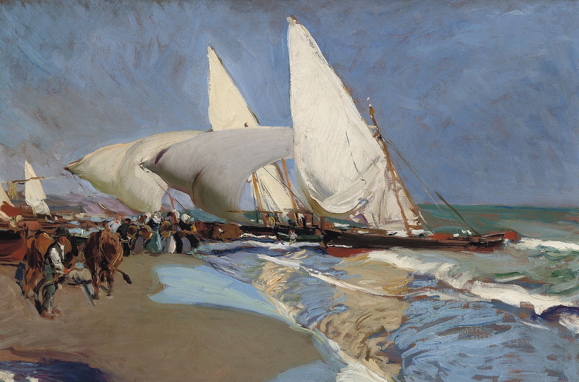 Joaquin_Sorolla_y_Bastida_-_La_playa_de_Valencia